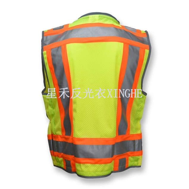 Class 2 Heavy Woven Two Tone Engineer Vest