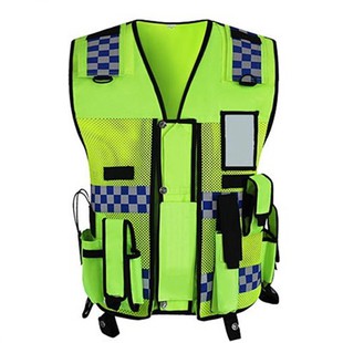 Светоотражающий полицейский жилет повышенной видимости