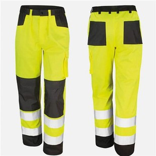 Светоотражающие защитные брюки Hi Vis Construction