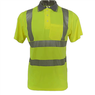Светоотражающая защитная рабочая рубашка-поло